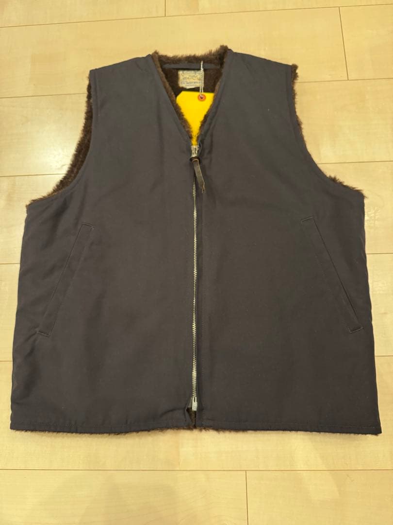 【新品未使用】THE REAL McCOY'S アルパカ デッキベスト 36