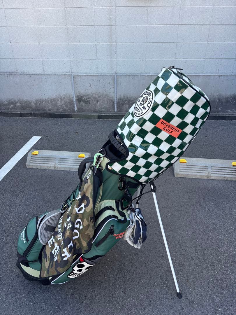 DEVEREUX GOLF キャディバッグ グリーンカモ