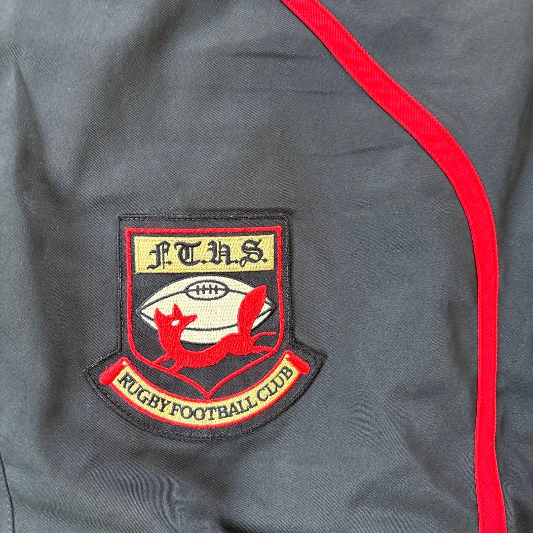 canterbury ウォームアップパンツ 黒 赤