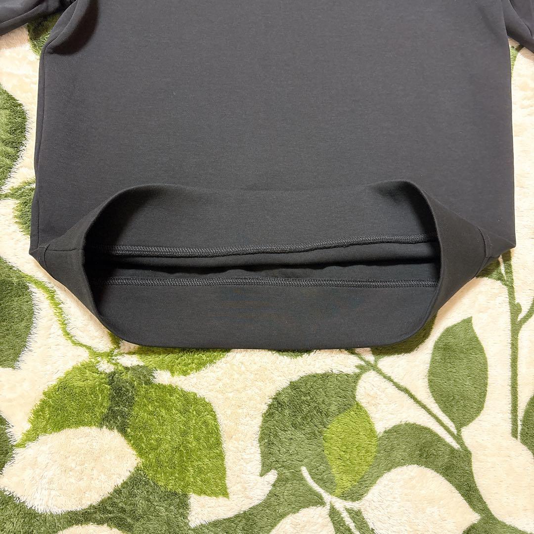 エンポリオアルマーニ クルーネックスウェットシャツ メンズ ブラック Sサイズ