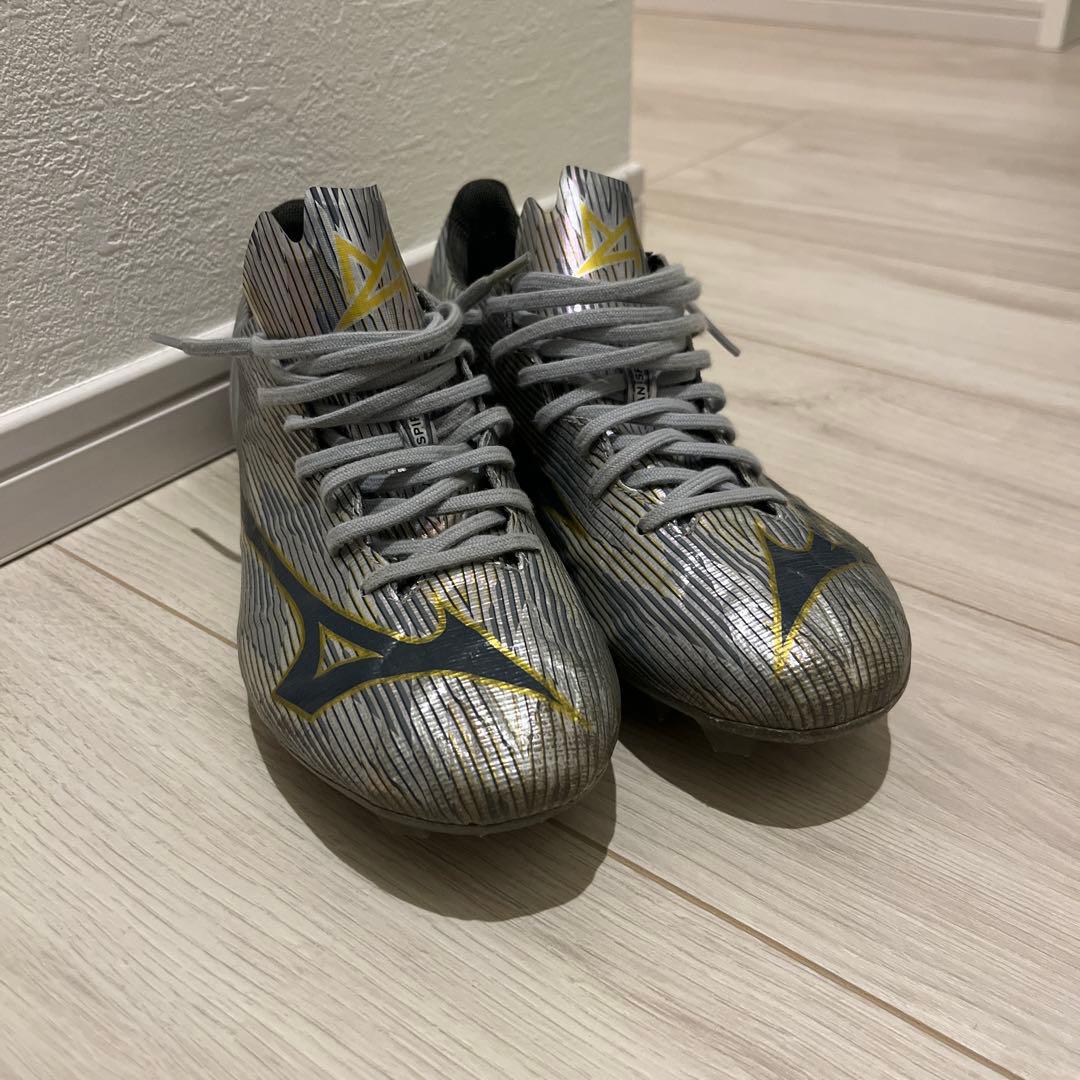 ミズノ　アルファ　JAPAN　シルバー/グレー　美品