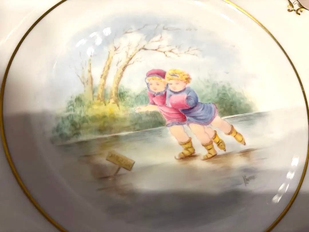 ミントン Minton「THE SKATERS」No.7/50 プレート 限定