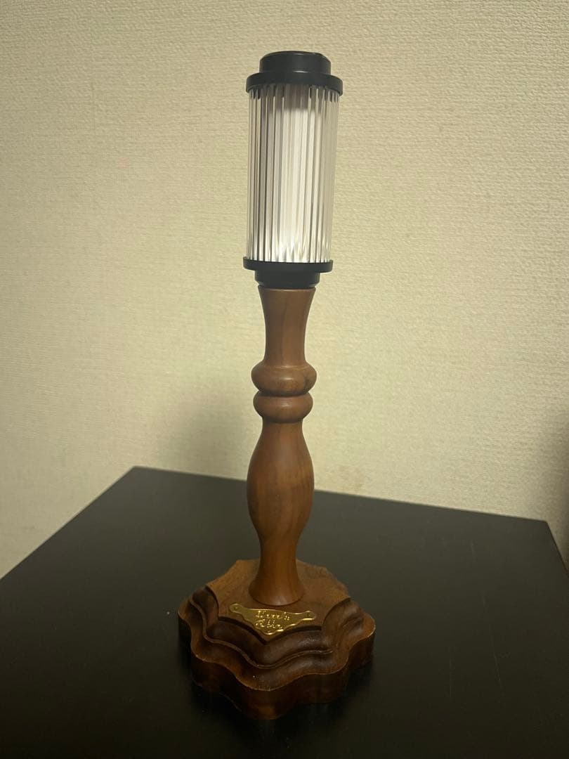 ダップルグラスシェード【ウォールナット】ブルーマーブルパープル　ケース付き