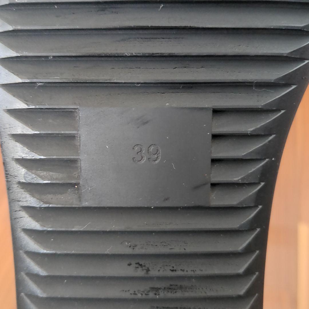 【試着のみ新品】24.5cm studio doe ロングブーツ ブラック黒39