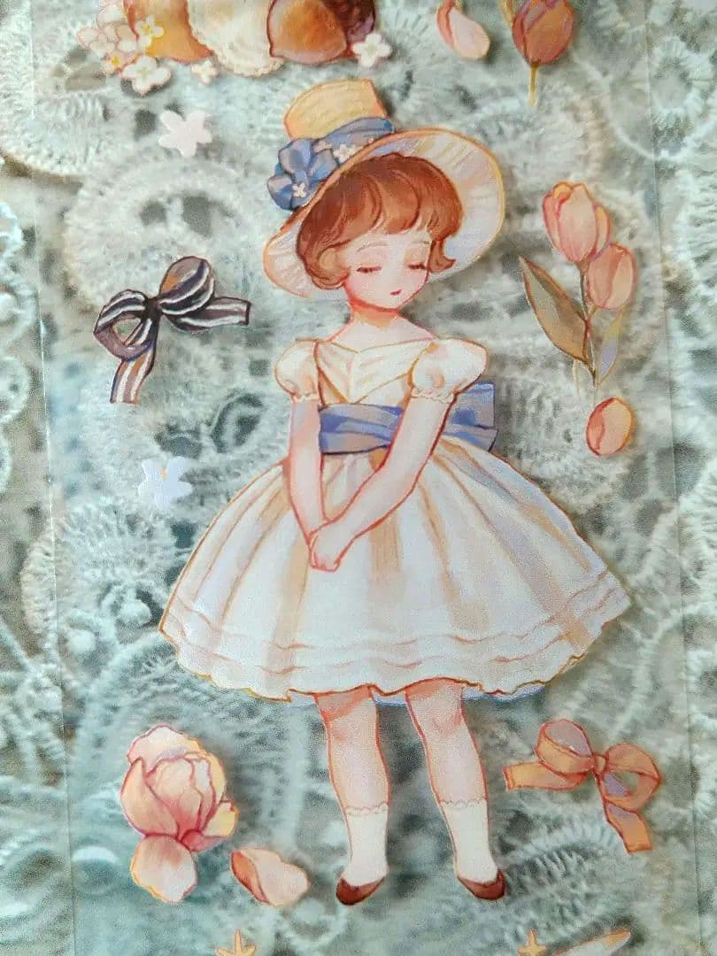 ✩再販✩J92＃从前有座森林(PET)Fabifoo切り売り海外人物マステ