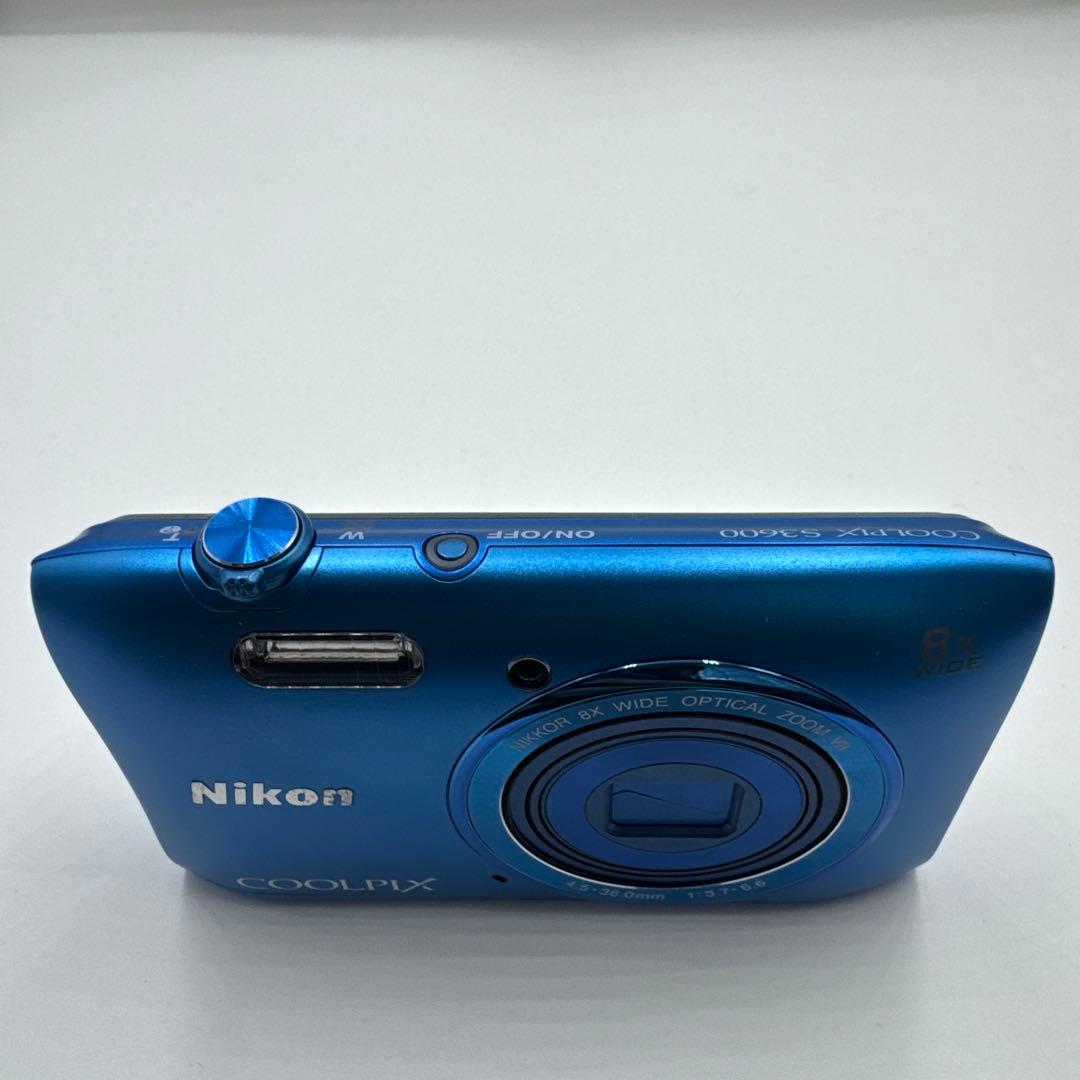 Nikon クールピクス S3600 コンパクトデジタルカメラ 青