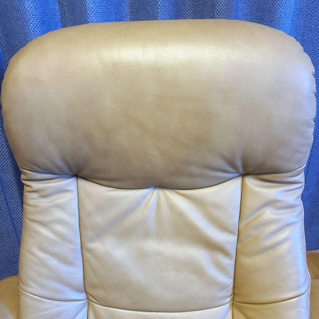 【極美品】シモンズ　イエリアーダ オットマン リクライニングチェア 牛革 ソファ