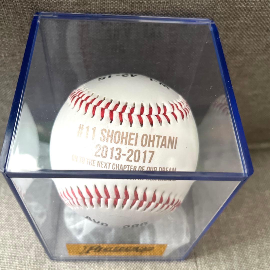 大谷翔平 メジャー挑戦記念ボール ファイターズ #11 FIGHTERS