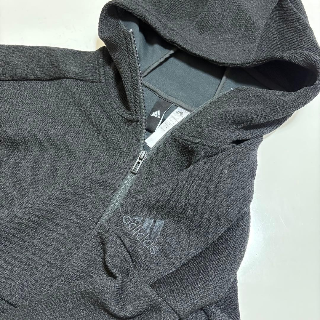 【極美品】アディダス PLSニットジャージセットアップ　メンズM 黒