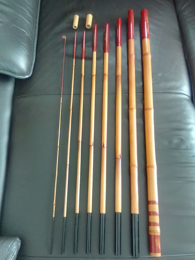 【中古品】竿種竹竿工房『竹竿（漆塗り）5.2m』渓流竿