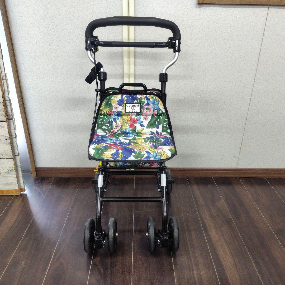 シルバーカー ウィズワン キュートミニW シルバーカー フローラルデザイン