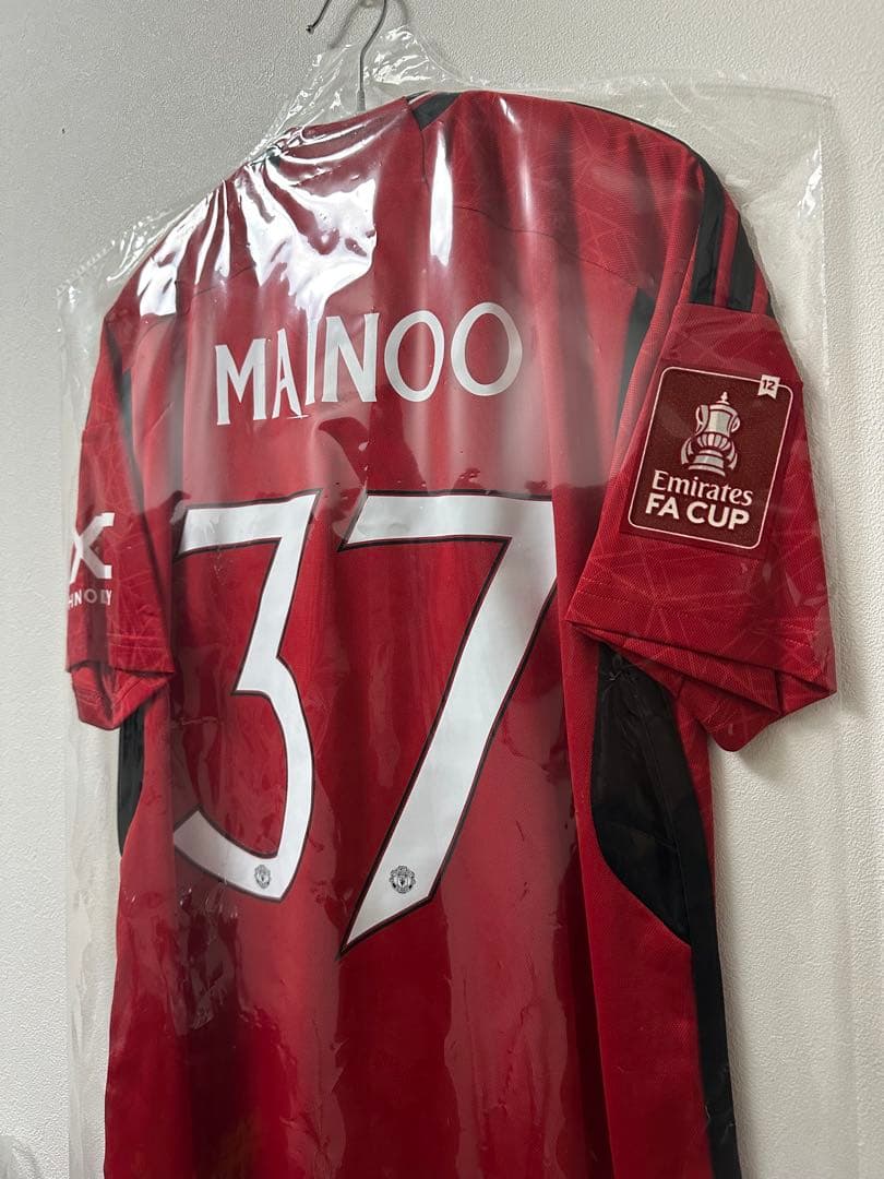 マンチェスターユナイテッド　ユニフォーム　メイヌー　FAカップ　23/24（H）