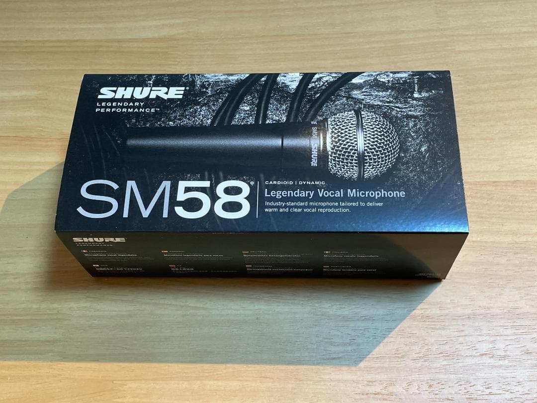 【未使用新品】　SHURE　SM58-LCE　ダイナミックマイク