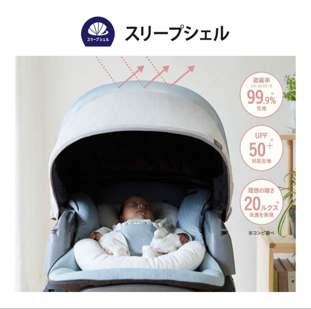 COMBI コンビ 電動ハイローチェア ホワイトレーベル ネム　ミンティーブルー