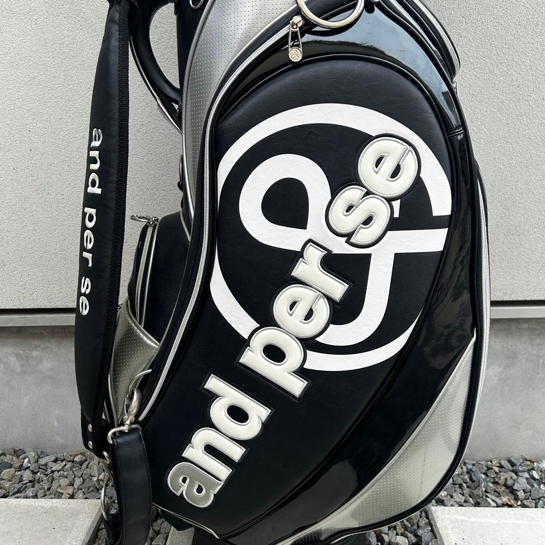 and per se★アンパスィ ゴルフ 9.5型 エナメル プロモデル