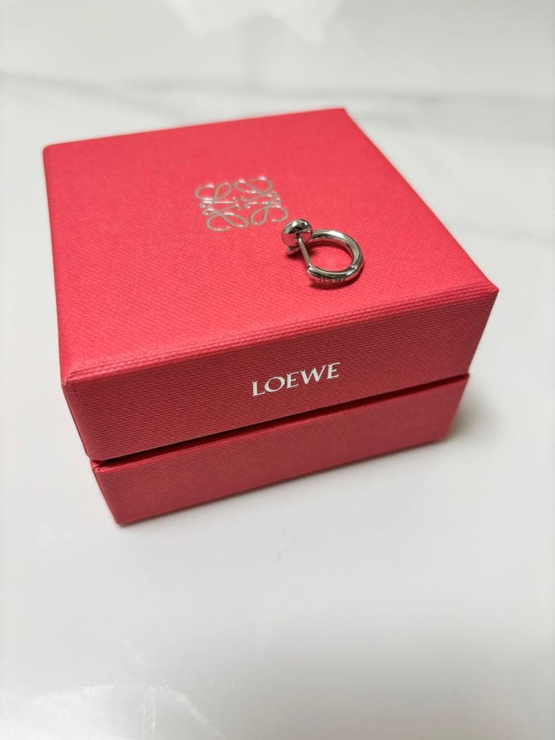 最終値下げ　ロエベ　LOEWE アナグラム　ペブル　フープ　ピアス　片耳