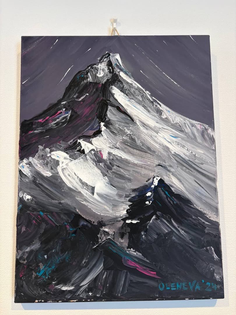 OLENEVA 山の風景画 2024年制作