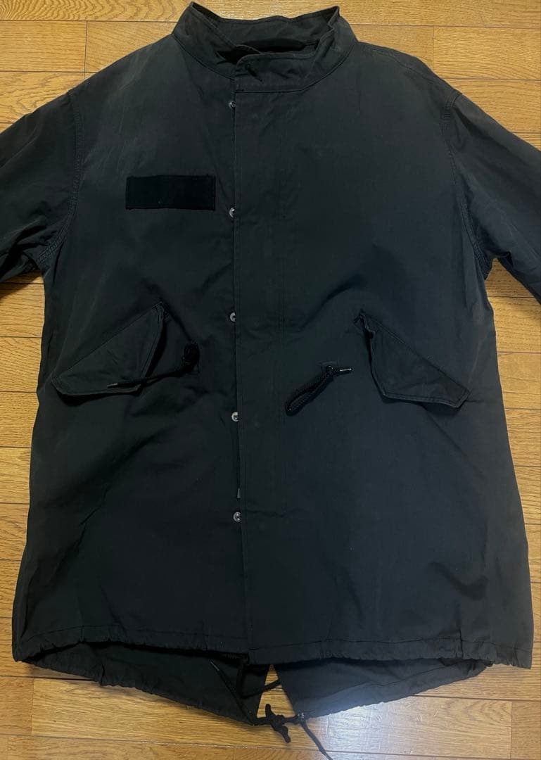 ヒューストン M-65 モッズコート 3way m65 フィッシュテール 黒