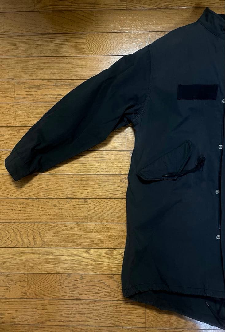 ヒューストン M-65 モッズコート 3way m65 フィッシュテール 黒