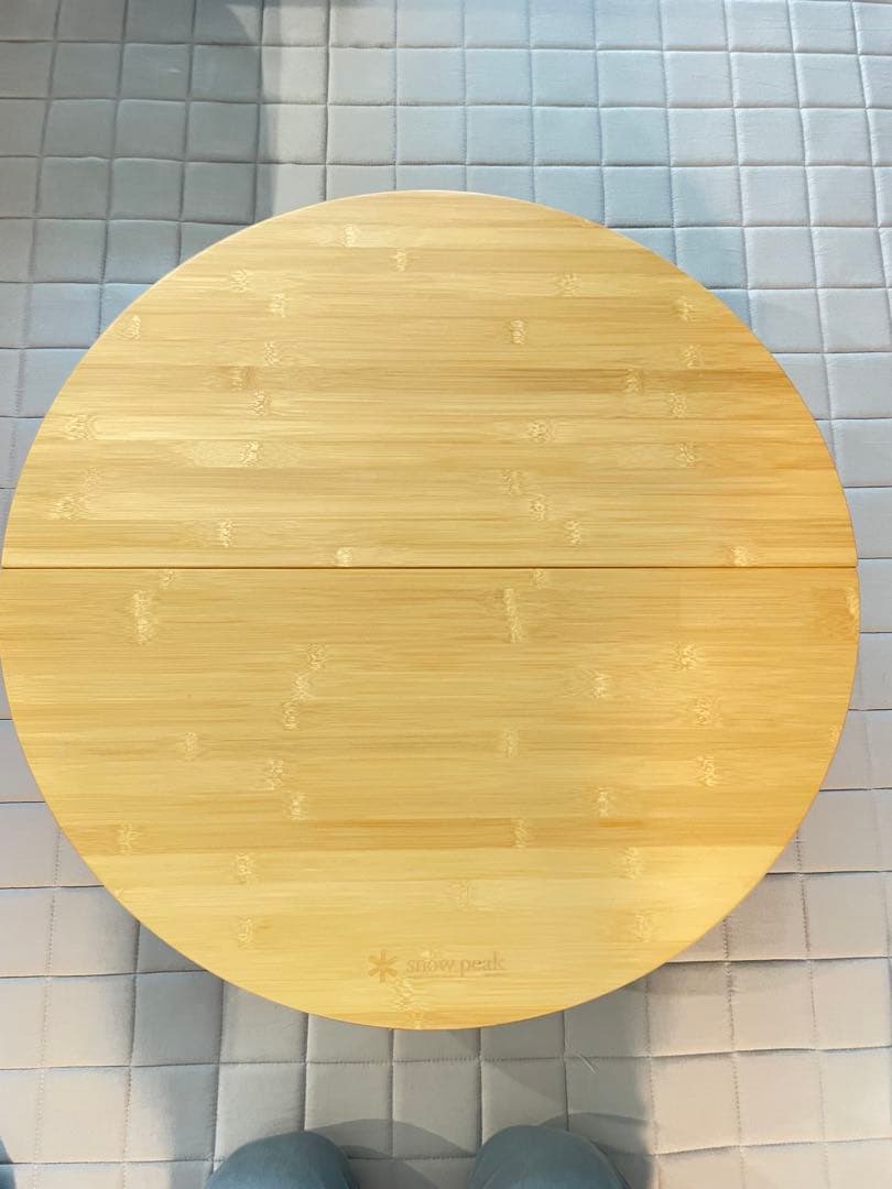 【美品】ワンアクションちゃぶ台竹 M