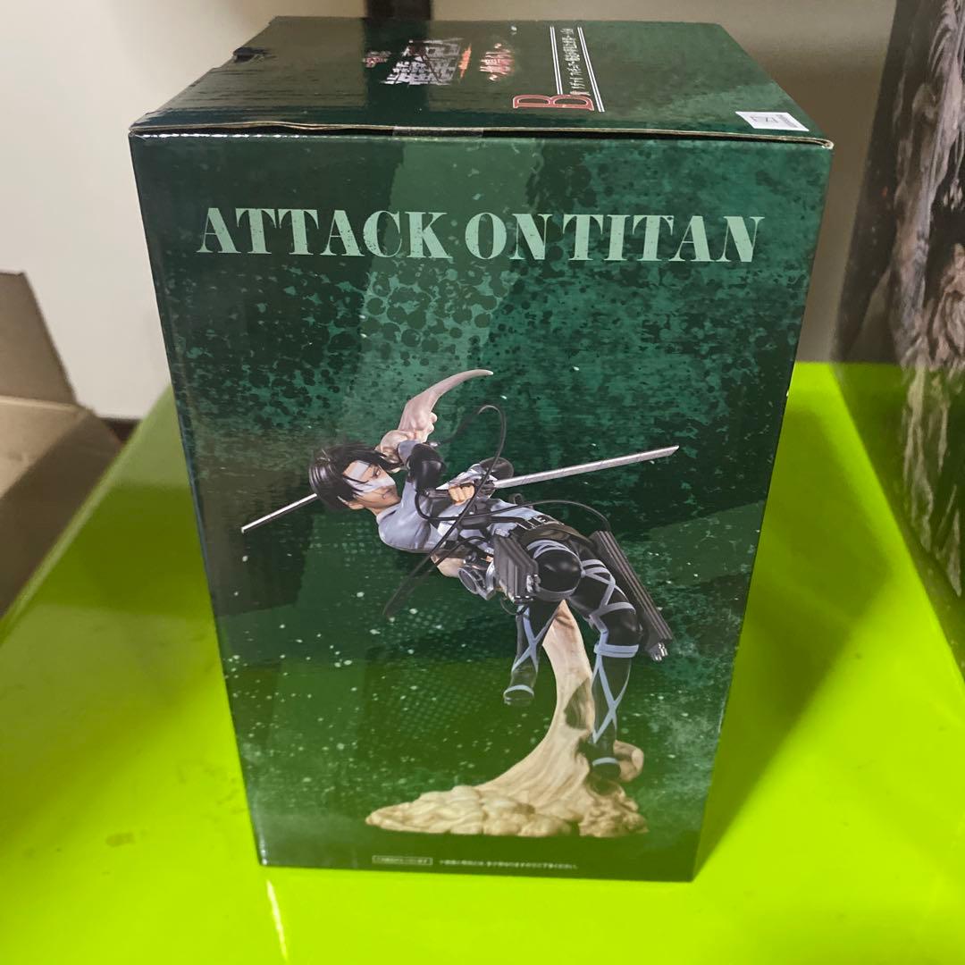 「新品未開封」一番くじ進撃の巨人地鳴らしB賞リヴァイ、おまけ付き