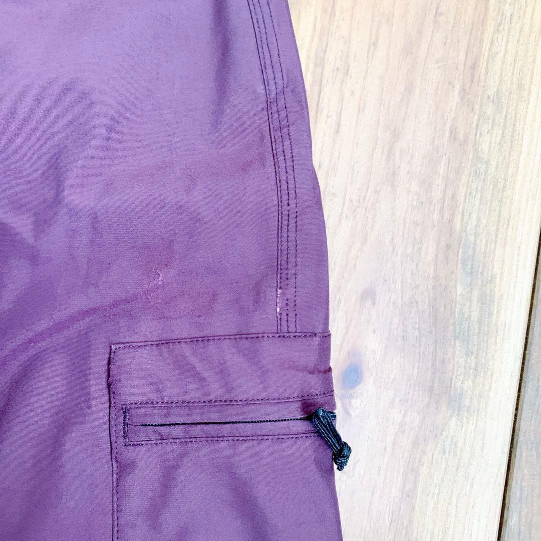 GREENCLOTHING スノーボードパンツ 紫茶色　Lサイズ