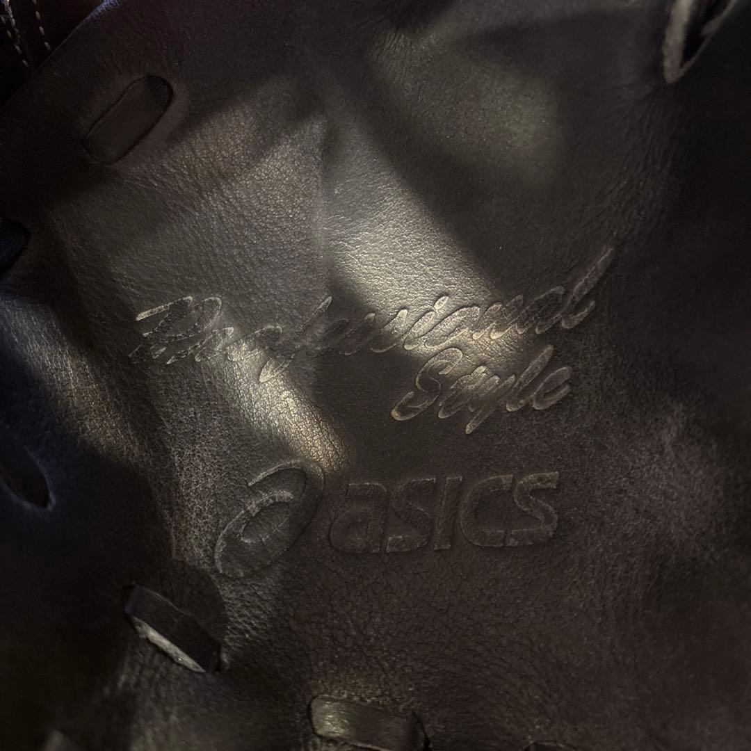 アシックス軟式野球グローブ 黒