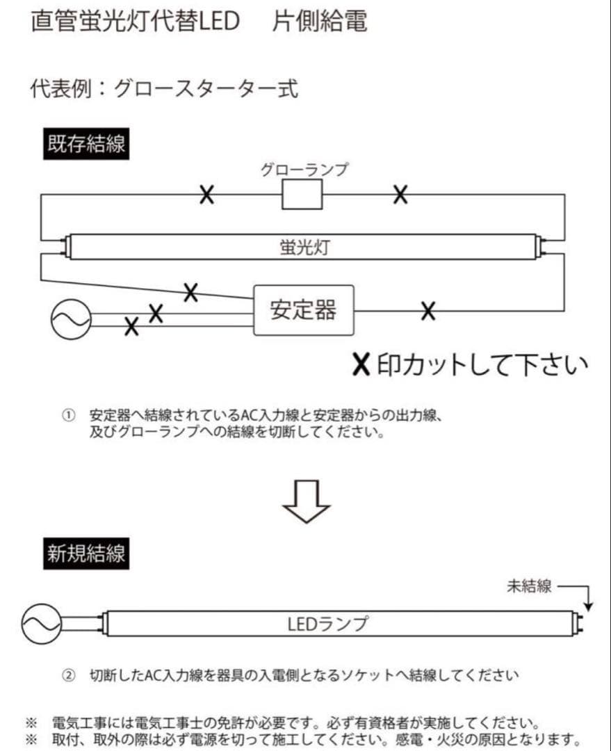 【4本セット】COWELL 直管LEDランプ 40形 FL12N-SB2