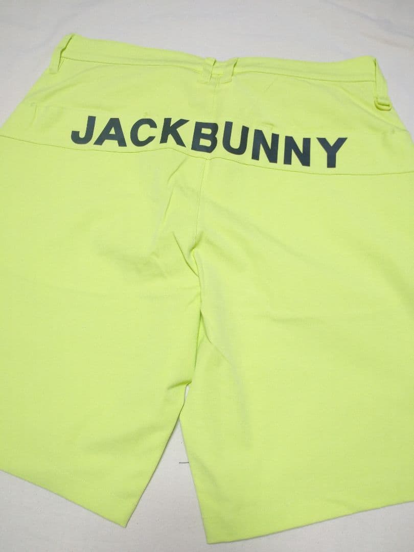 ライム ジャックバニー 5 サイズ L バックロゴ パンツ ゴルフウェア