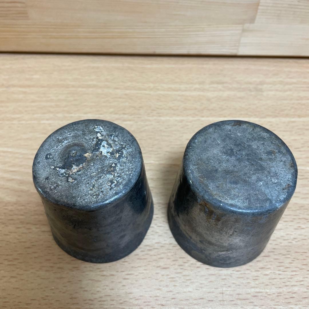 ピューターカップ　2個　アンティーク