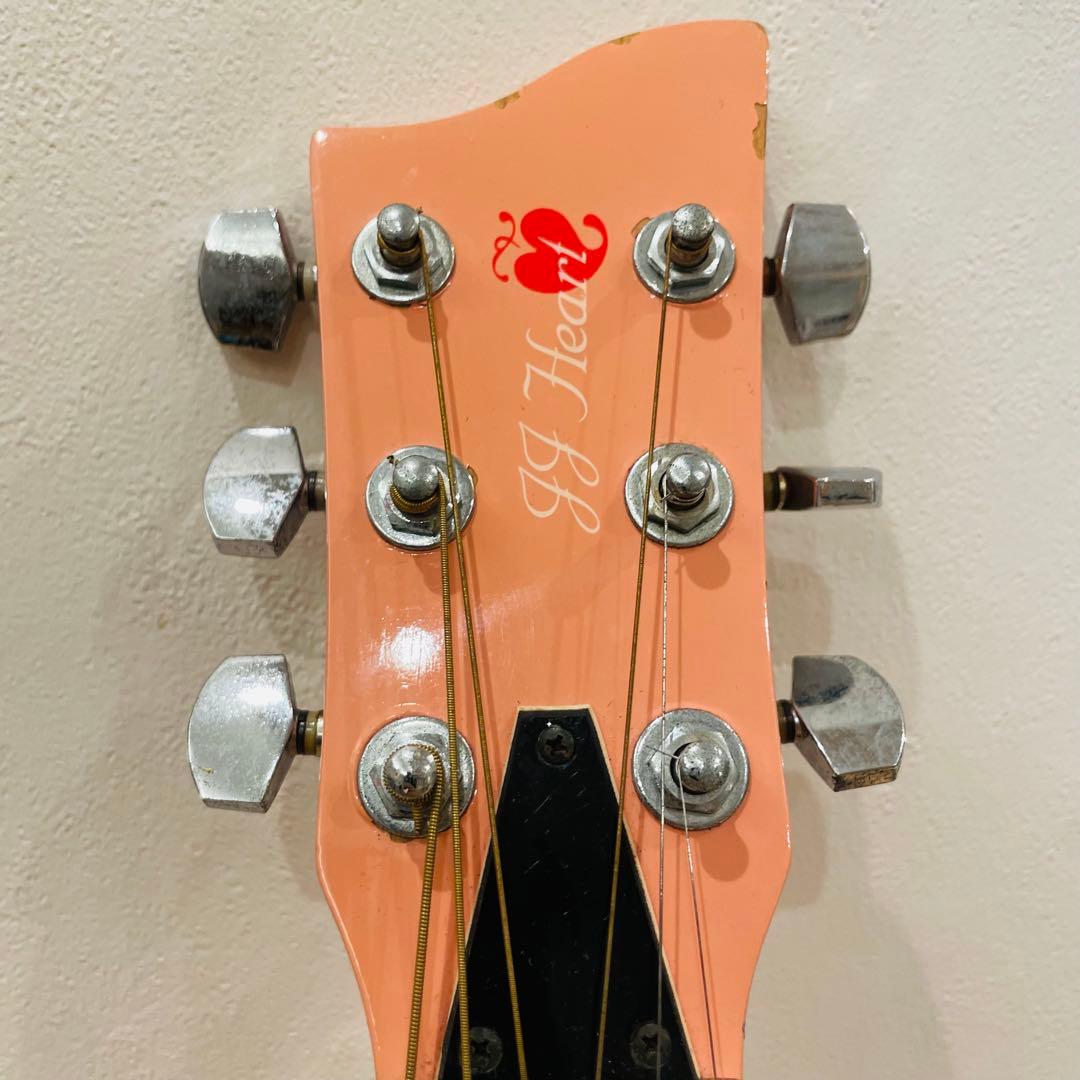 【希少】JJ Heart アコースティックギター JJC-HRTKIT ピンク