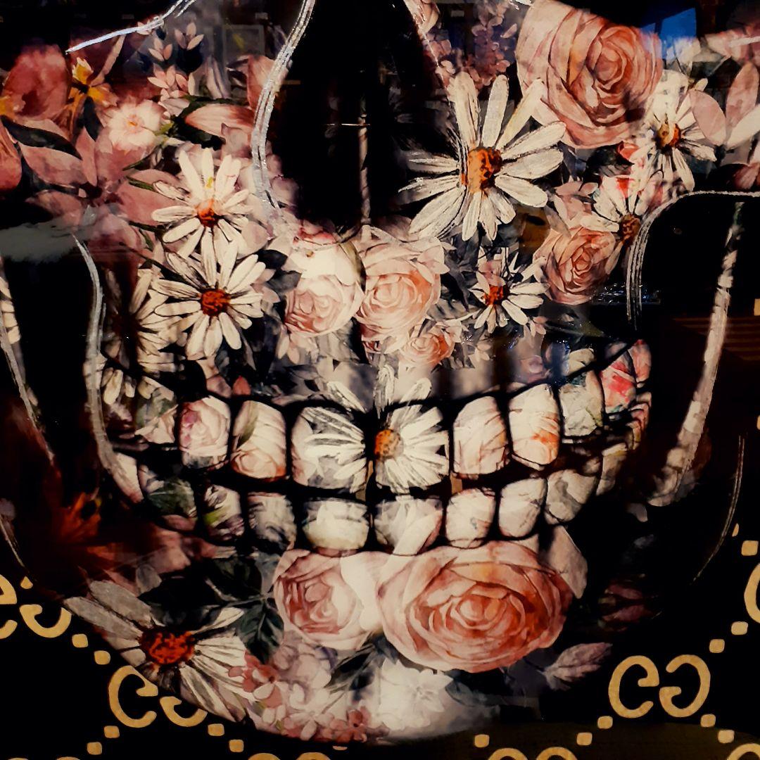 輸入雑貨　ミラーアートパネル『GUCCI』グッチ　特殊強化ガラス仕様　200cm