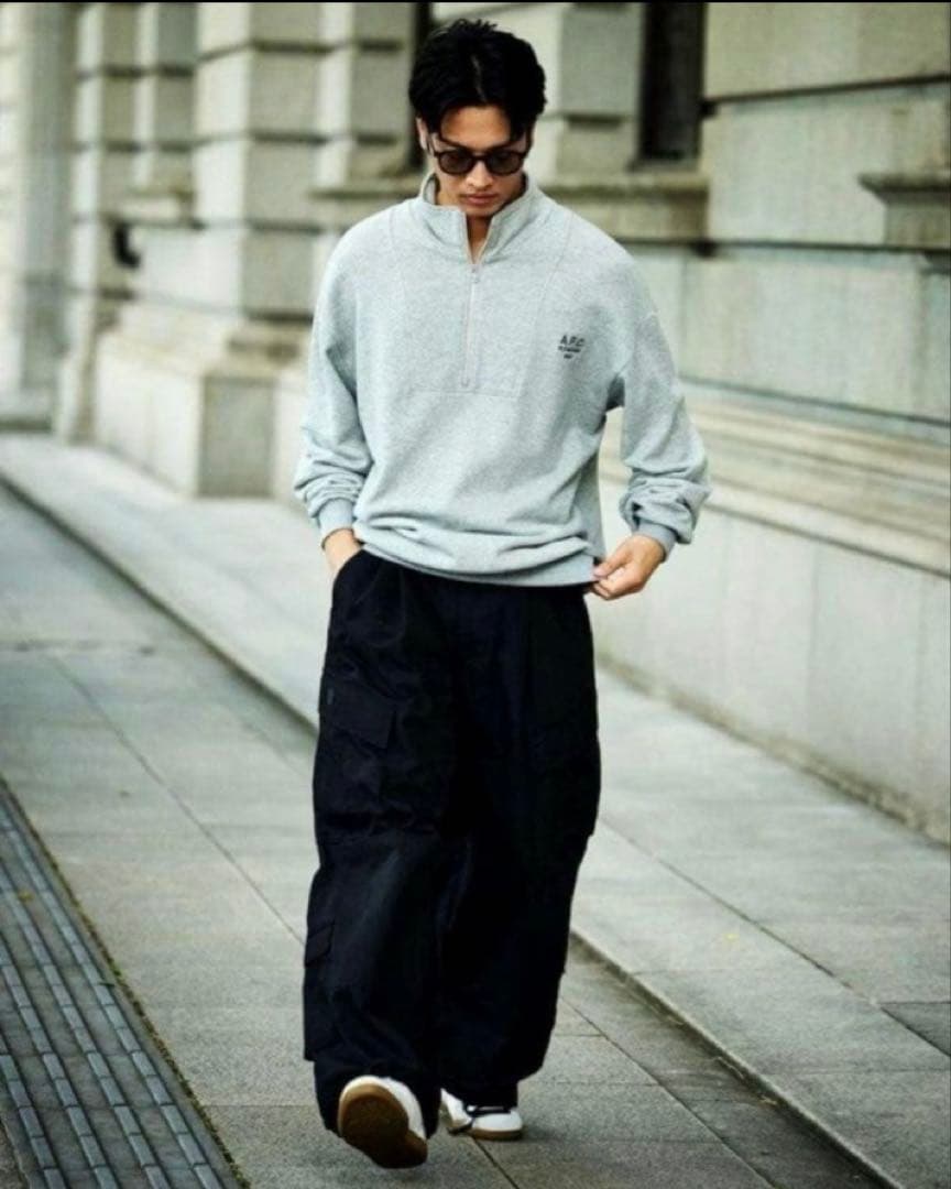 FREAK'S STORE別注 A.P.C. ハーフジップスウェット