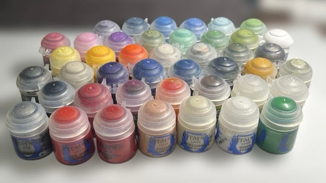 シタデルカラー　レイヤー、ベース、ジェイド、ドライ　新品未開封13個 中古30個