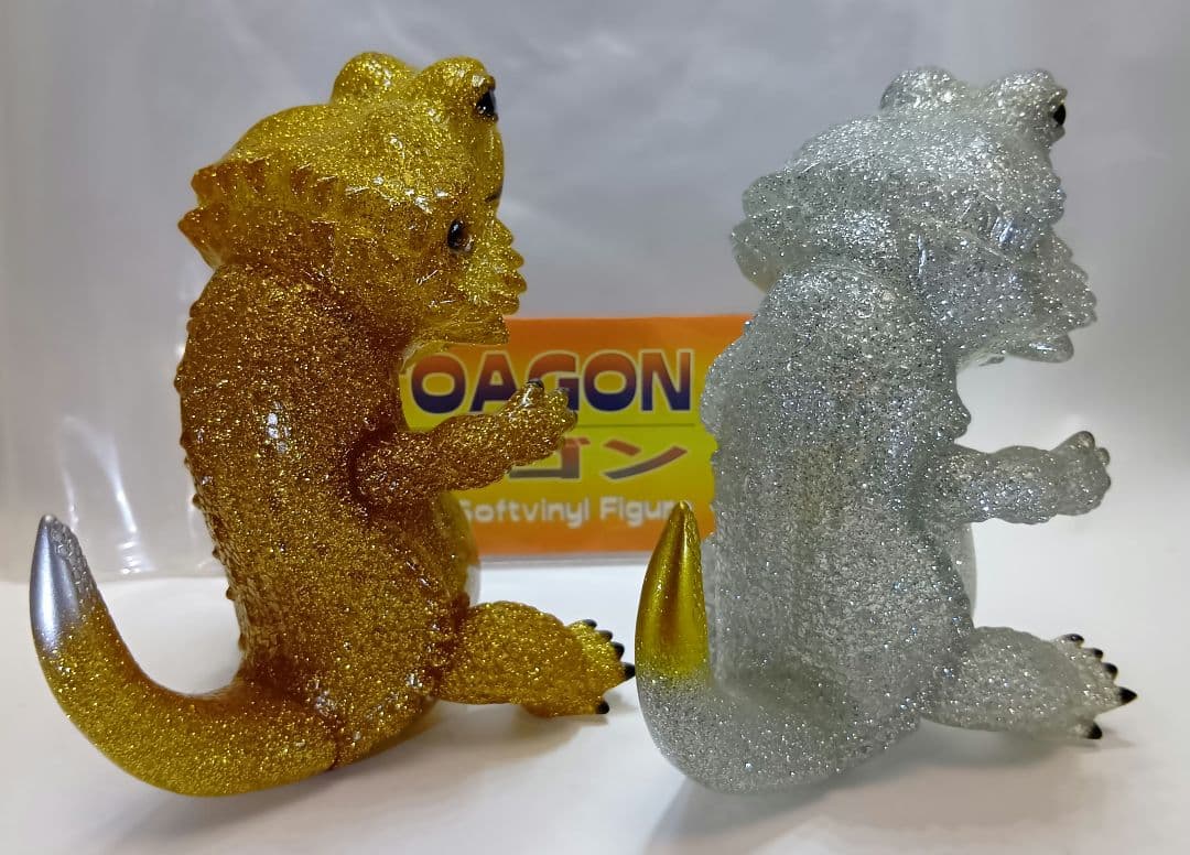 ペインターネット フトアゴン ソフビ 寿 金・銀【開封品】