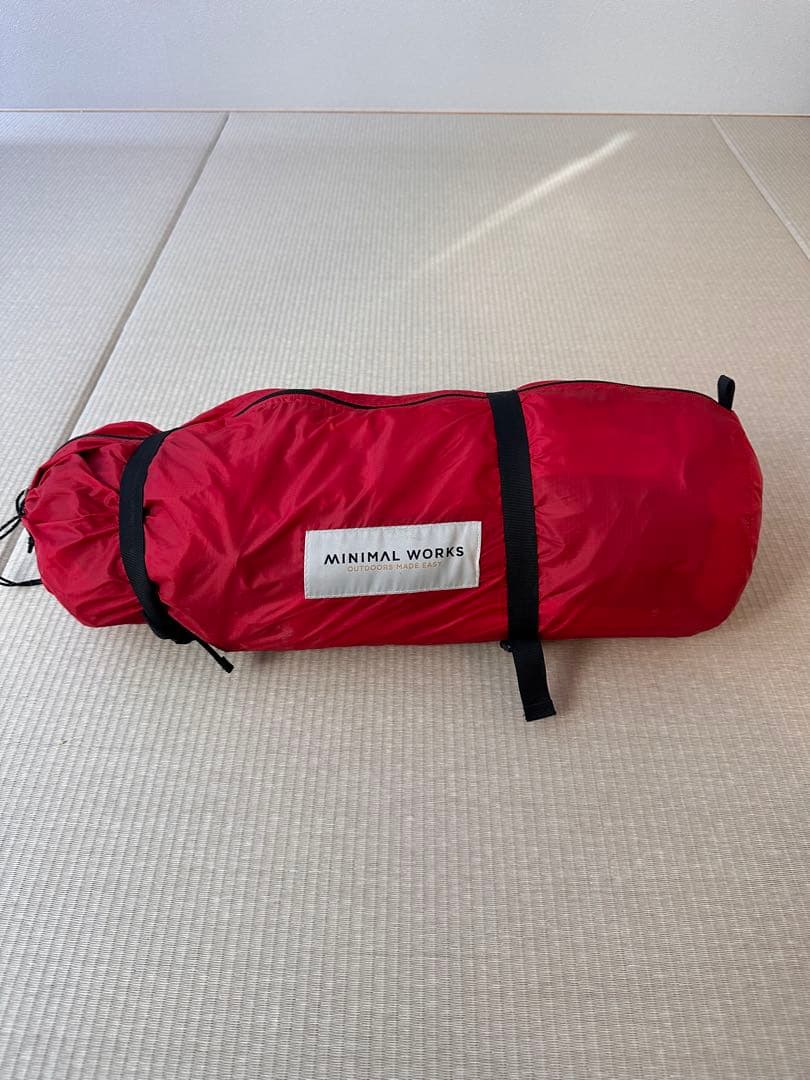 希少品 MINIMAL WORKS パプリカレッド ドーム型テント