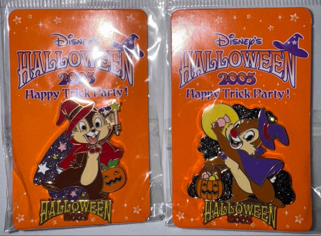 チップ・デール ハロウィン2005ピン