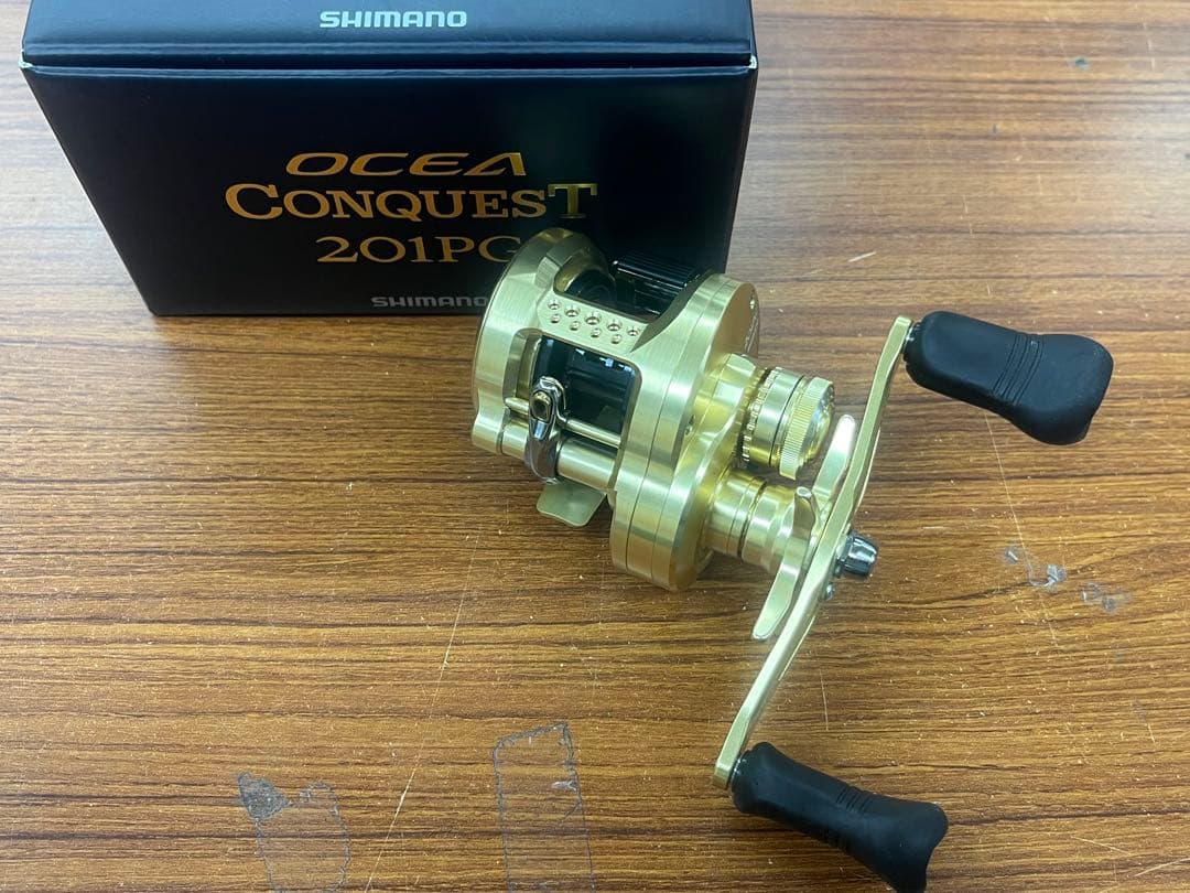 【新品】シマノ オシアコンクエスト201PG 左巻き　オフショアリール