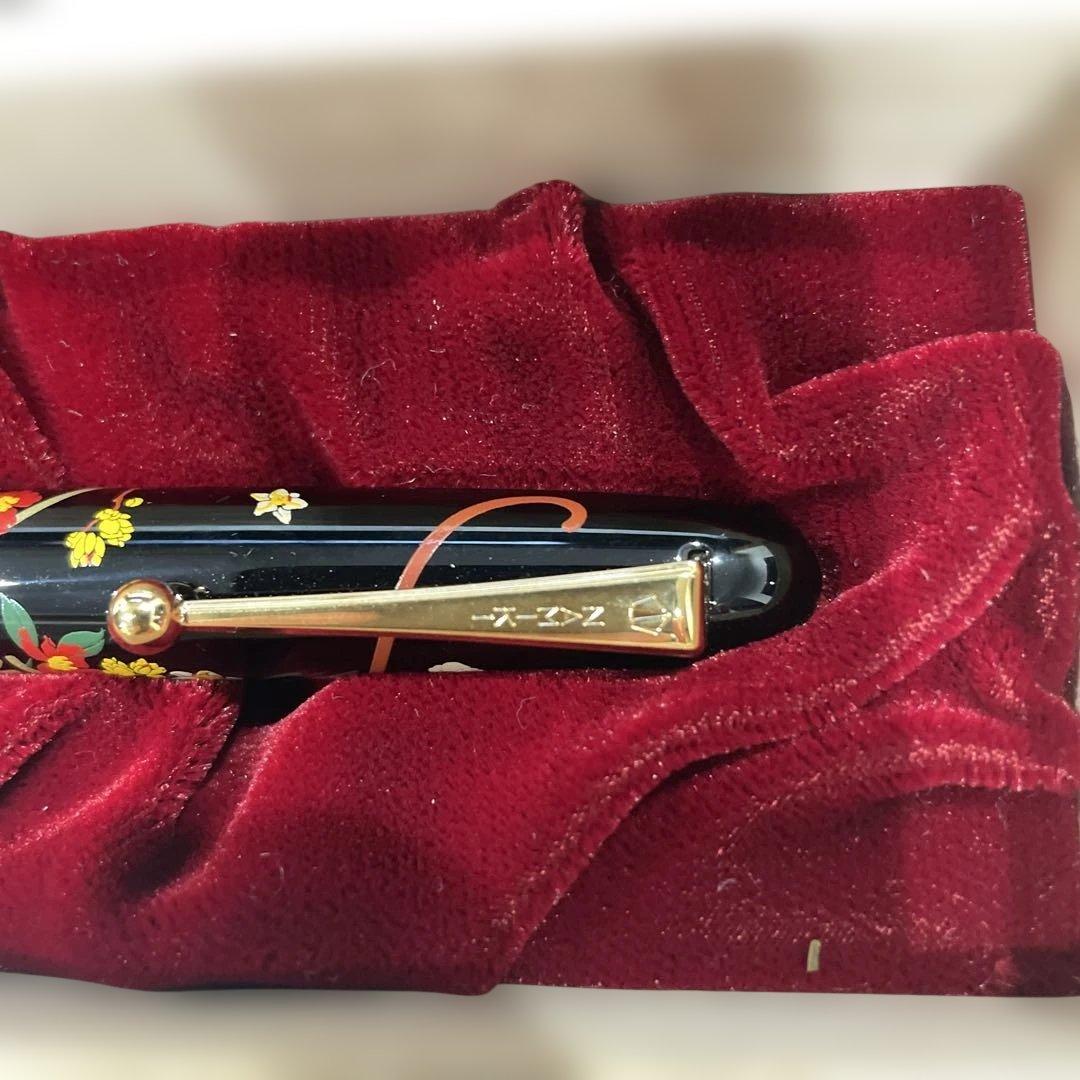 Namiki 万年筆 花のデザイン 木製ボックス付き