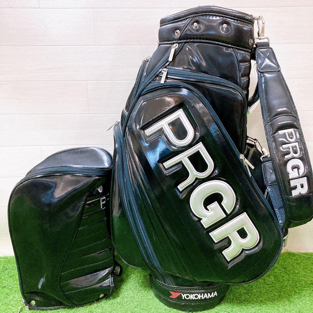 5.プロギア　3点式　高級キャディーバッグ　ゴルフクラブケース　保冷ポケット付き