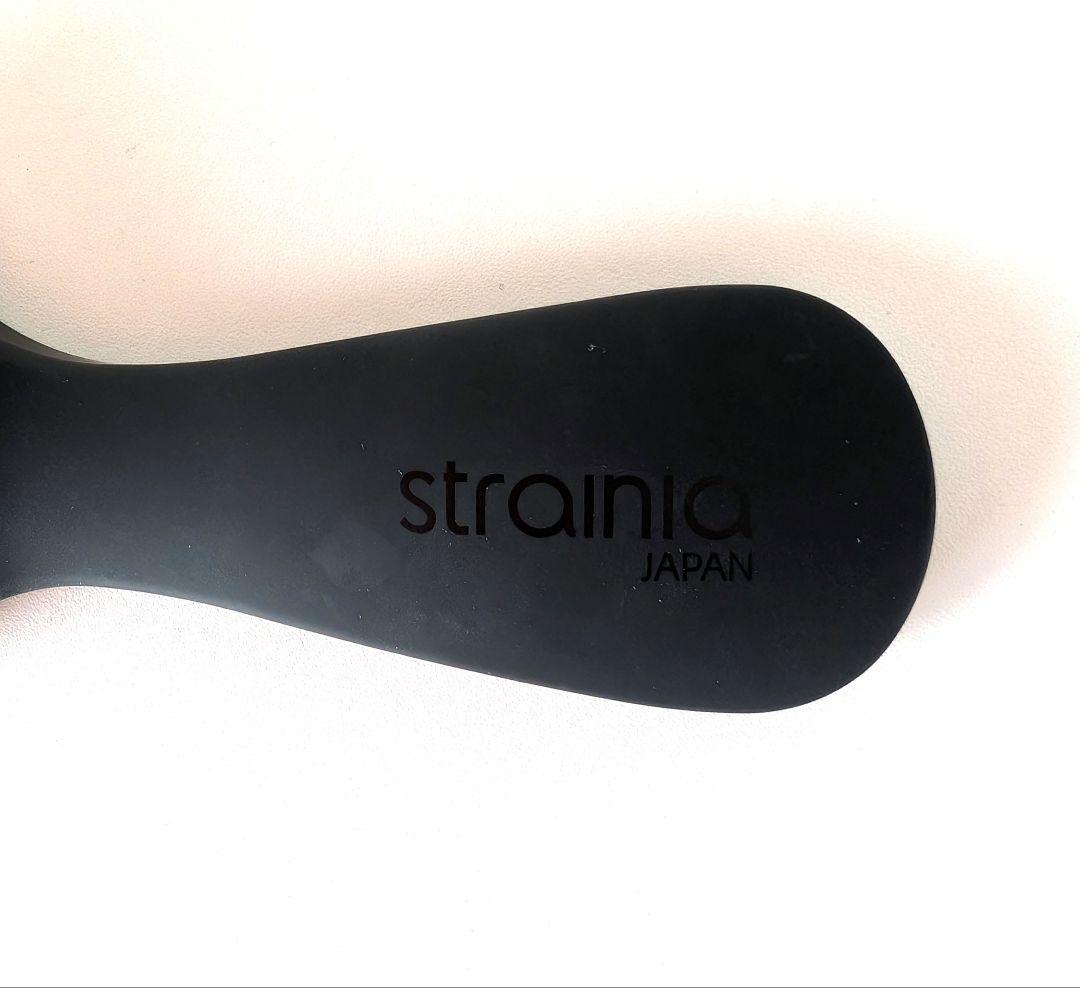 k　　stranio 　ケアストレートブラシ　ブラック コーム付き
