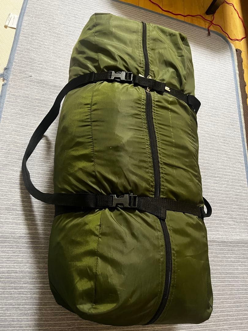 DOD ワンポールテント RX (L) カーキ　鉄？ペグ　アルミシートなどセット