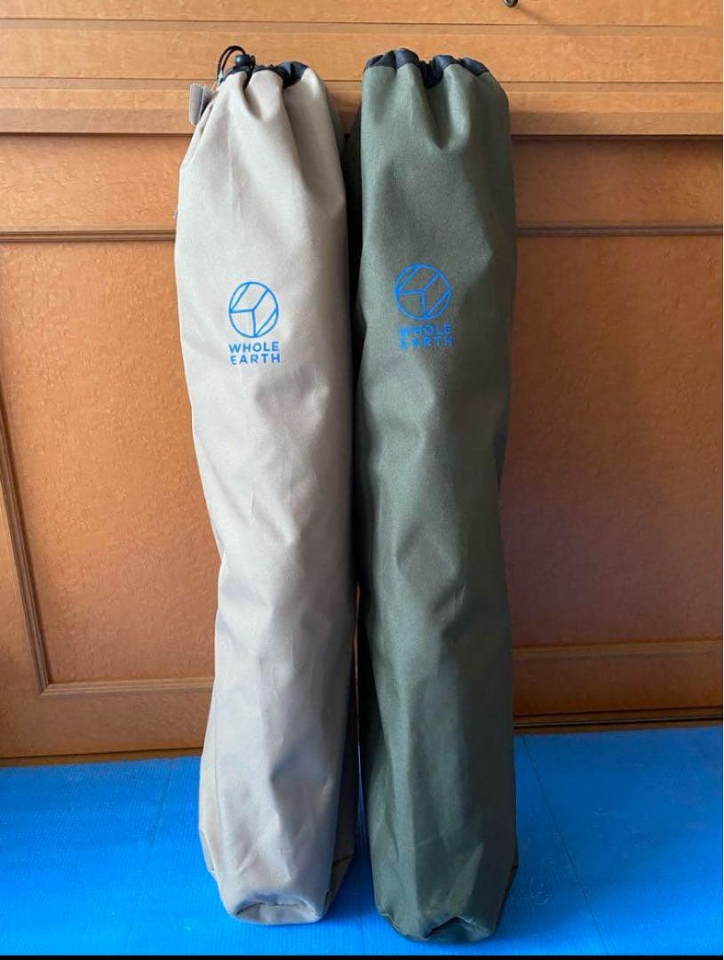 WHOLE EARTH ホールアース　折り畳みハイバックあぐらチェア　２点セット