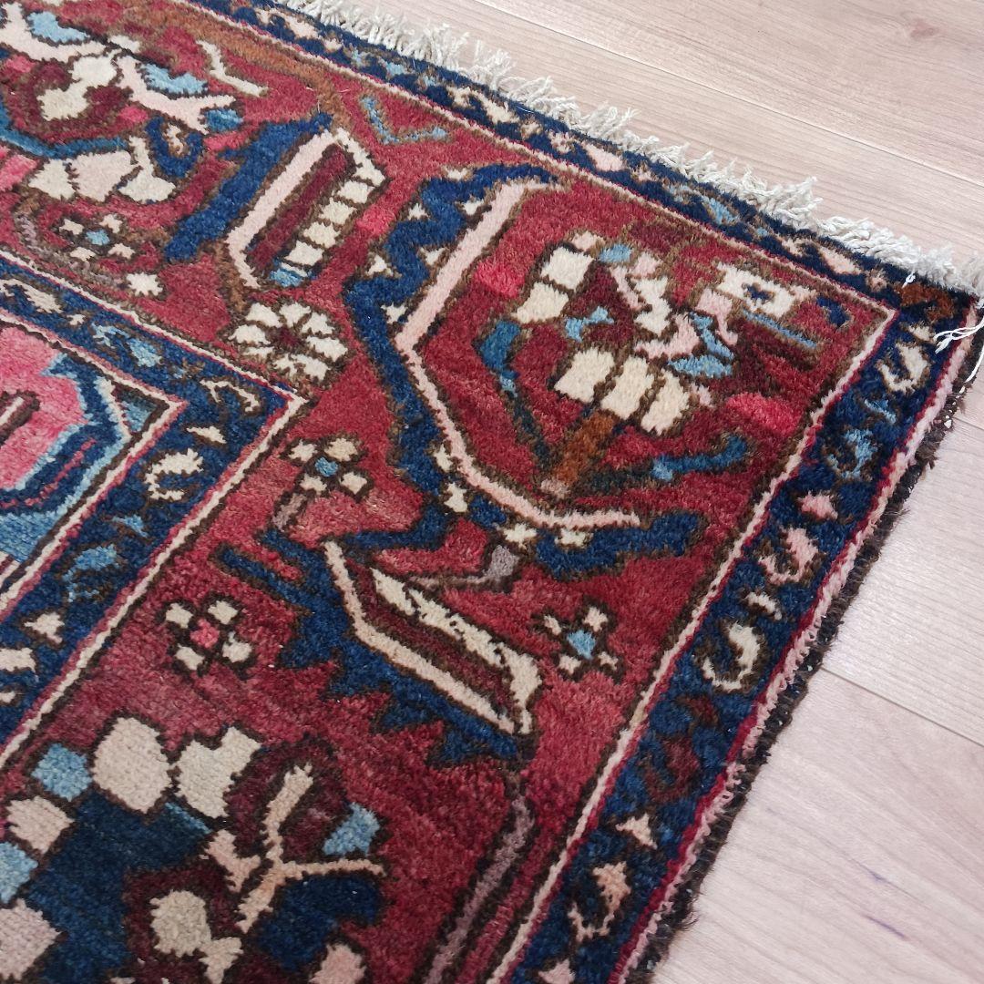 Y3071 バクティアリ産 ウール 手織絨毯 307×169㎝ トライバルラグ