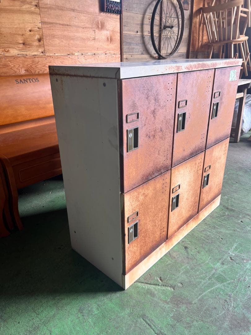 【３】ロッカー　アンティーク　昭和レトロ