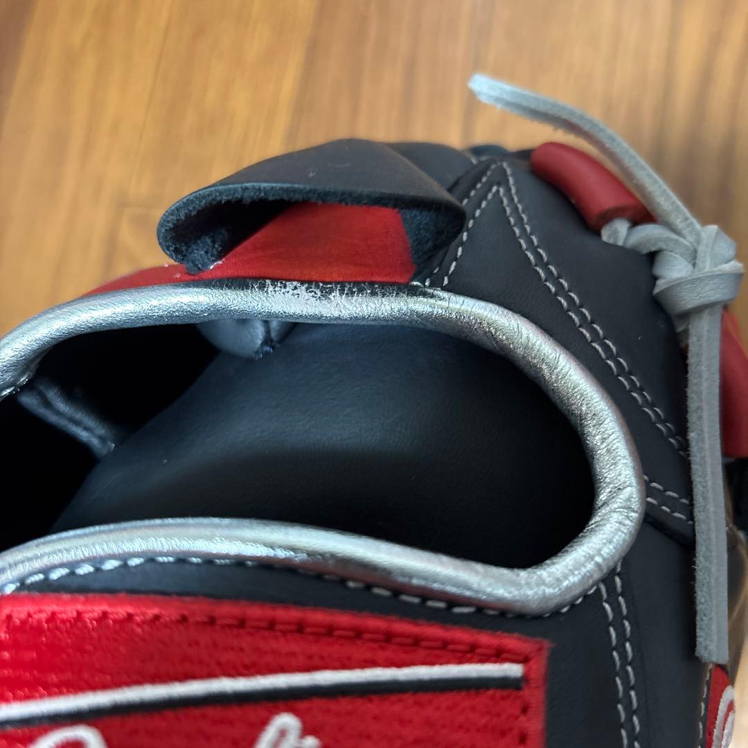 ローリングス 軟式 投手用 ネイビー/スカーレット