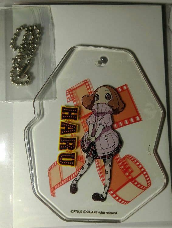 レア　クリアタグ　ペルソナQ2 P5 主人公 奥村 春 セガ コラボカフェ