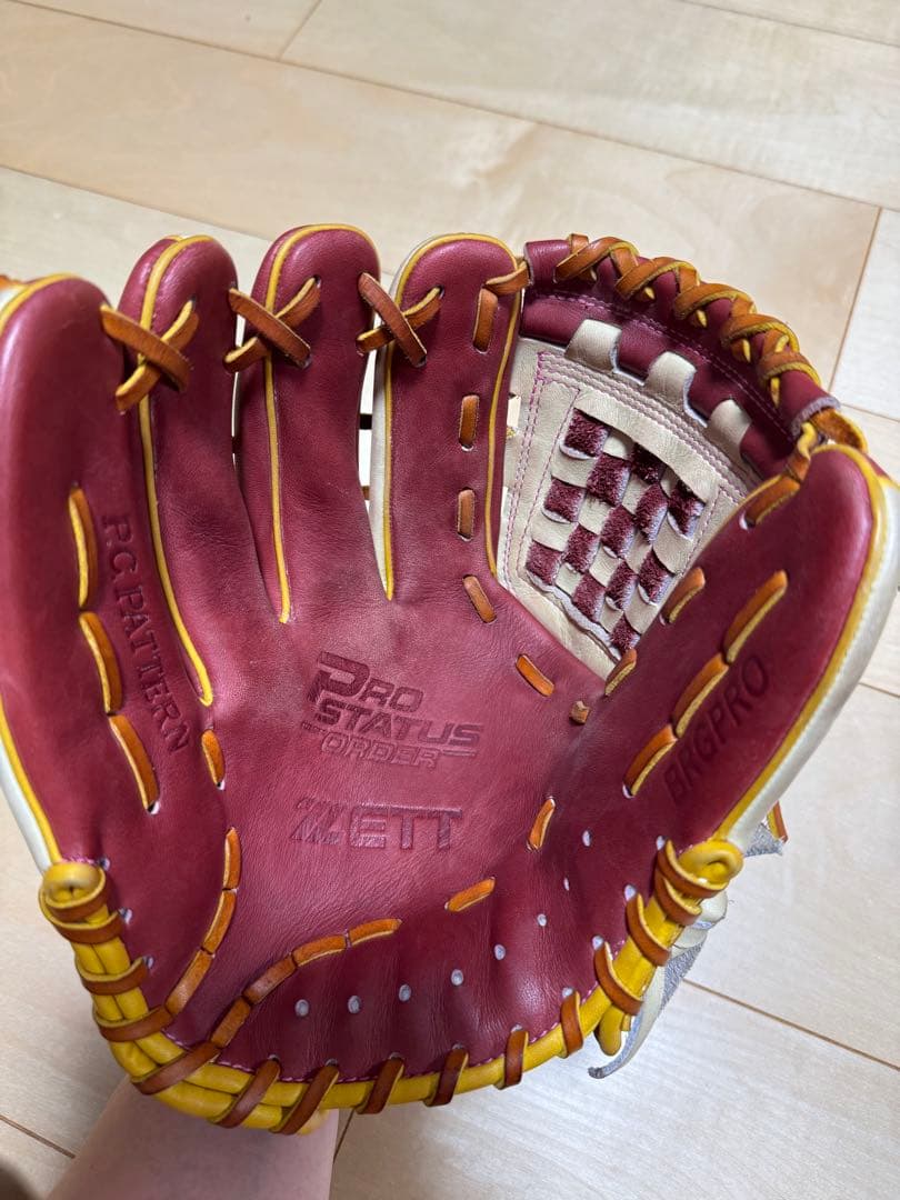 ZETT Pro Status 軟式オーダーグローブ 源田モデル　左投げ用