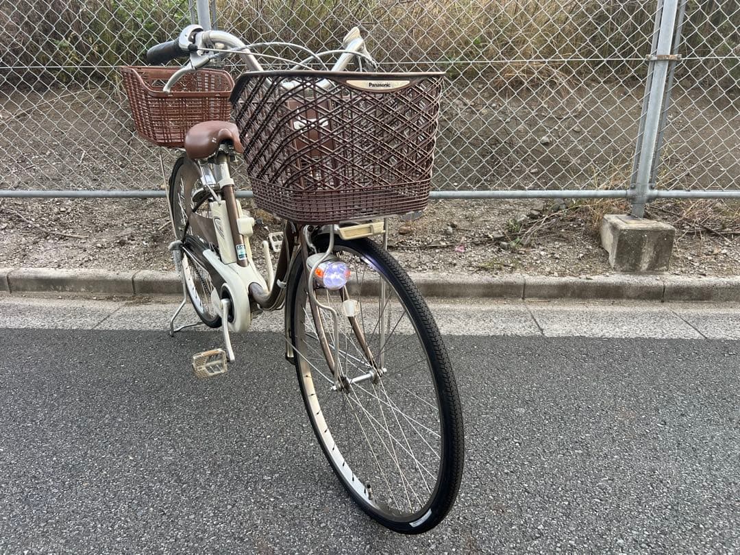 Panasonic VIVIDX電動アシスト自転車キレイな自転車26インチ