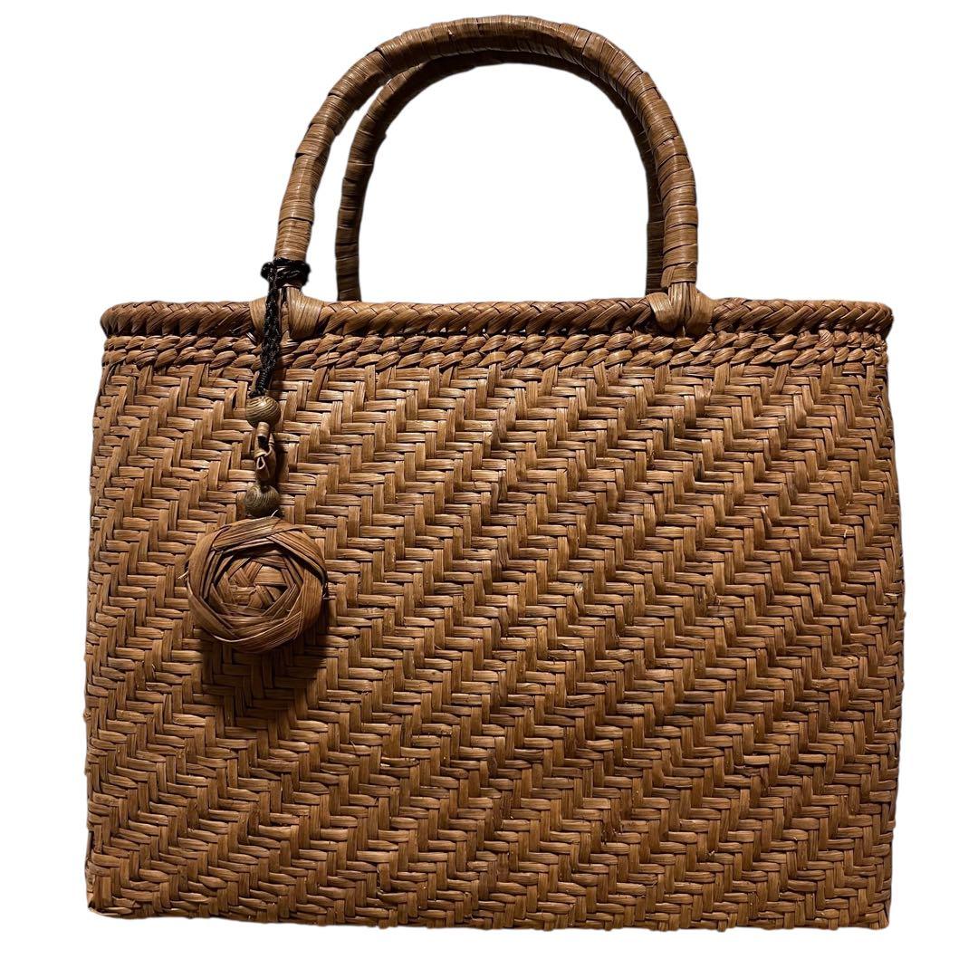 torakosan山葡萄 かごバッグ　内布付き